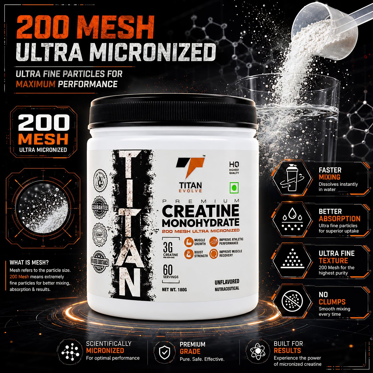Titan Evolve – Creatine Monohydrate