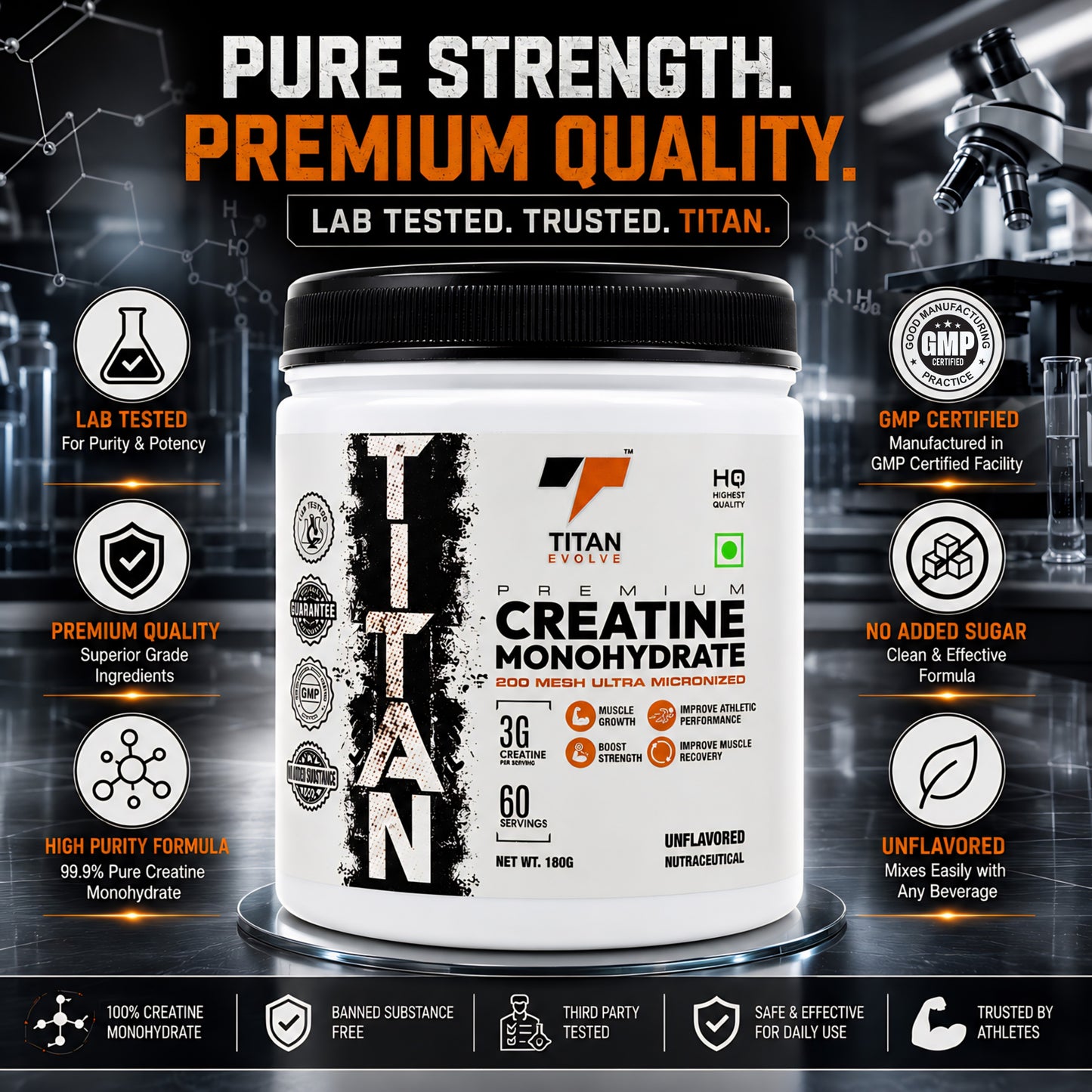 Titan Evolve – Creatine Monohydrate