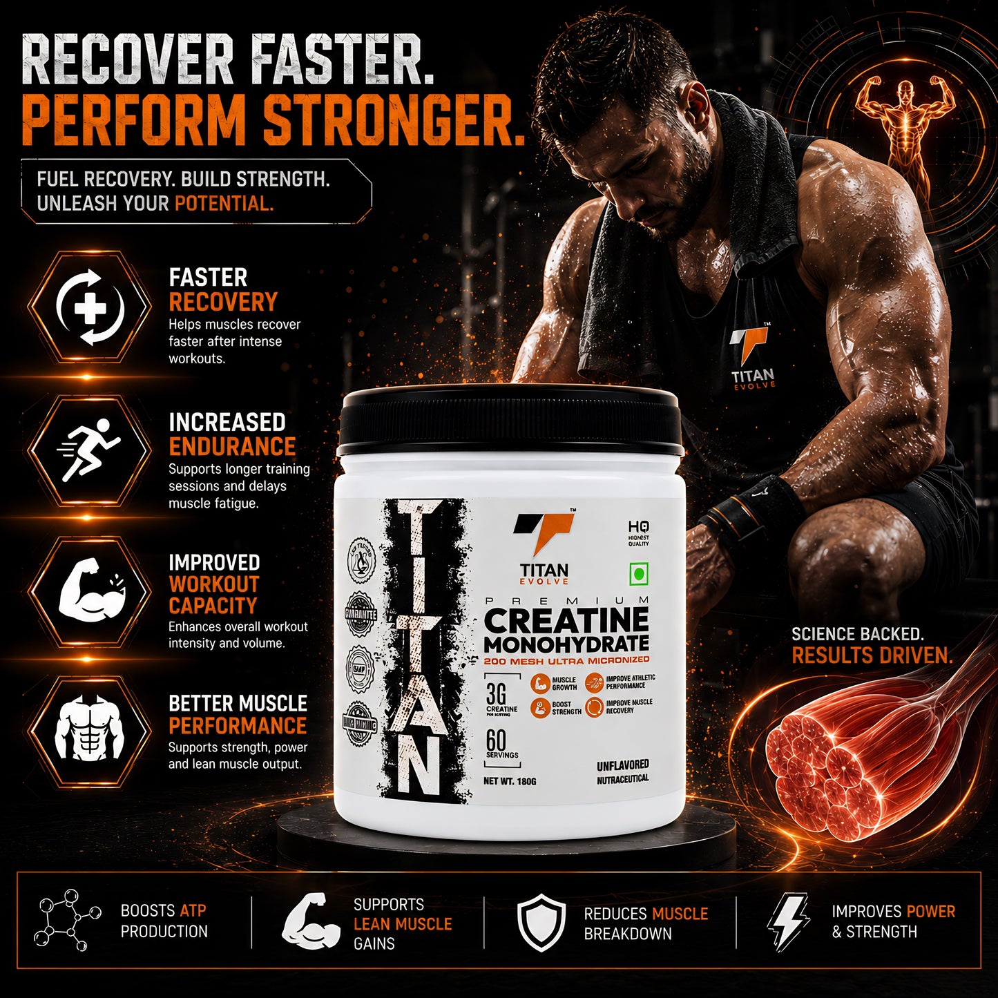 Titan Evolve – Creatine Monohydrate