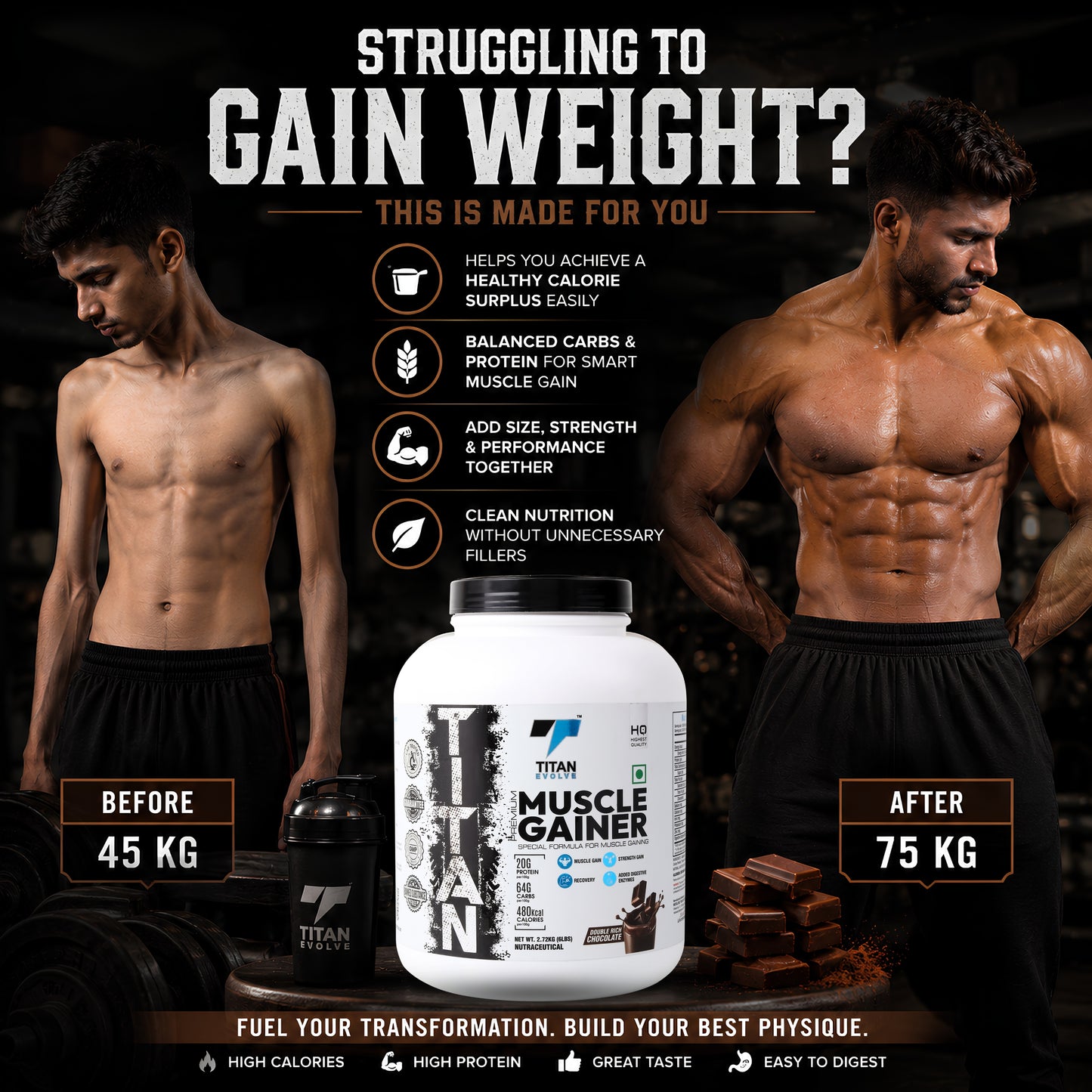 Titan Evolve – Muscle Gainer