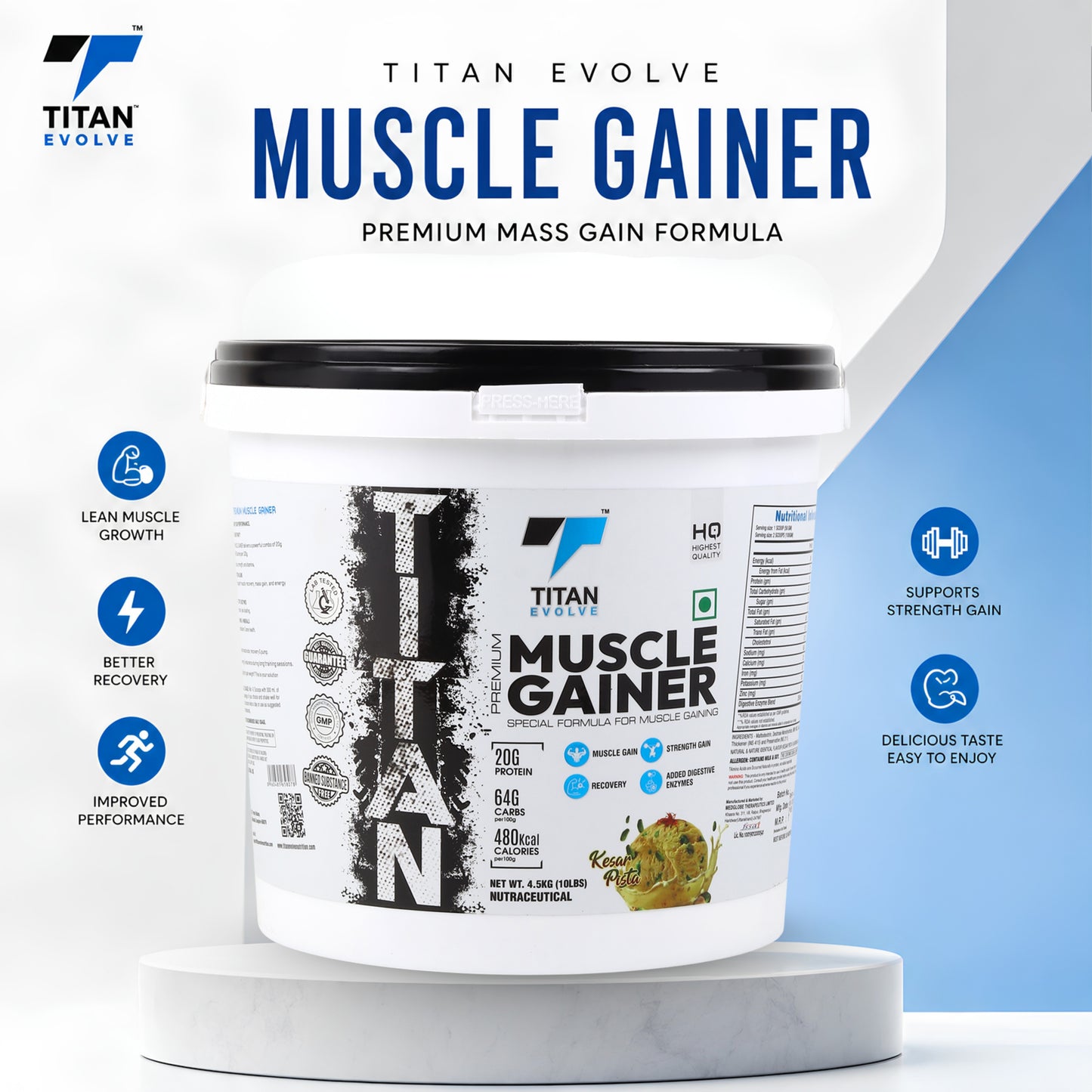 Titan Evolve – Muscle Gainer