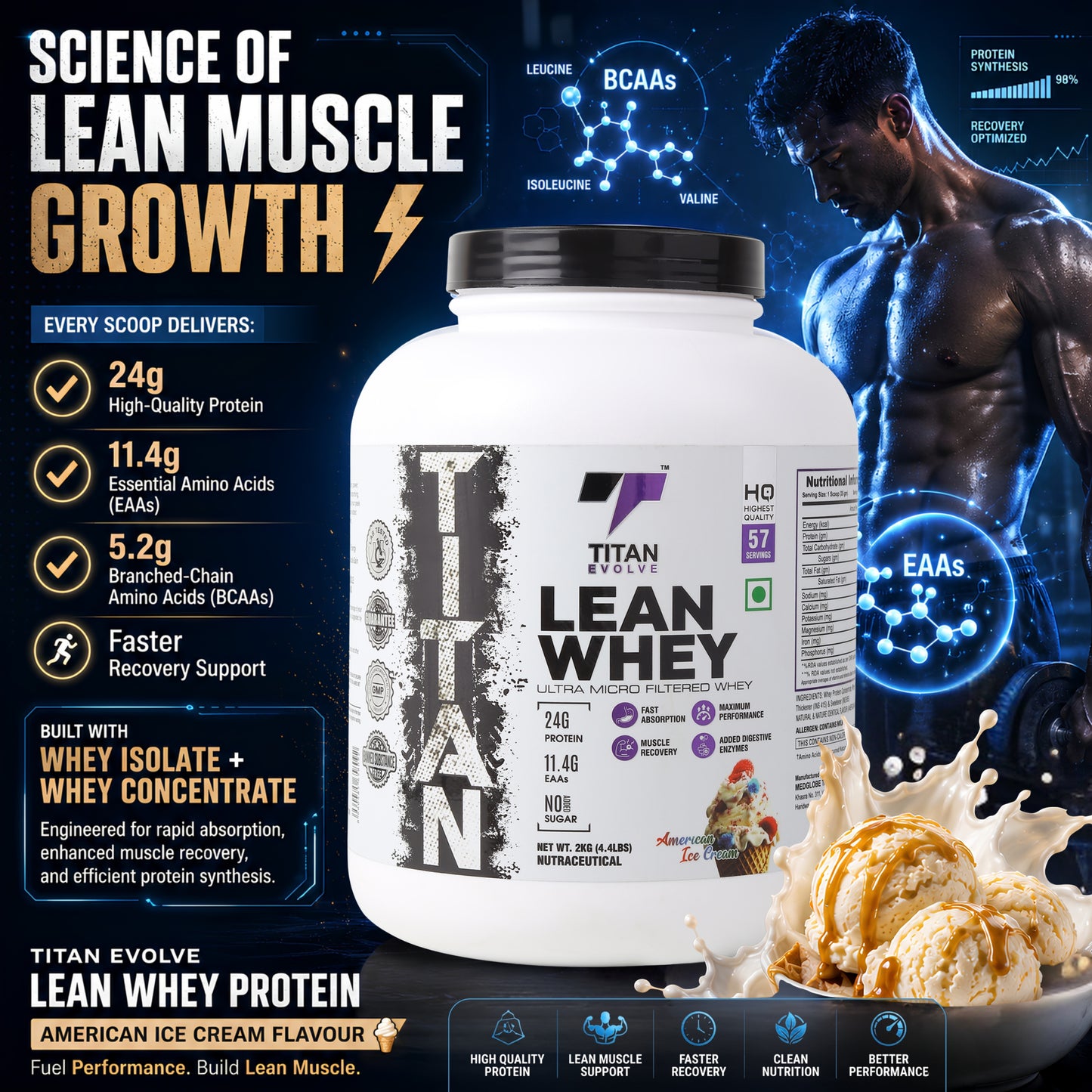 Titan Evolve – Lean Whey Protein